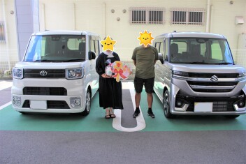スペーシアカスタムご納車致しました♪