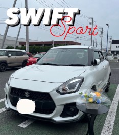 スイフトスポーツご納車おめでとうございます！