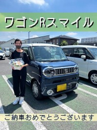 ワゴンRスマイル☆ご納車おめでとうございます！
