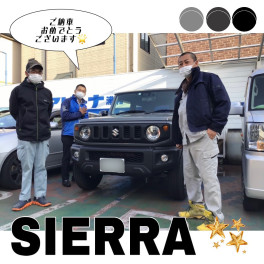 新型ジムニーシエラ♪♪　ご納車式！！