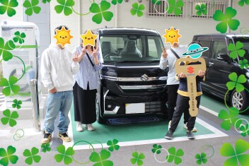 スペーシアカスタムご納車致しました！！