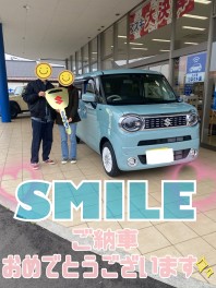 ご納車おめでとうございます!!【ワゴンＲスマイル】