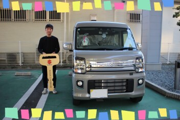 エブリイワゴンご納車致しました！
