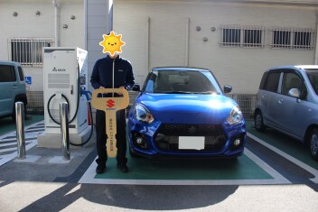 スイフトスポーツご納車させて頂きました！