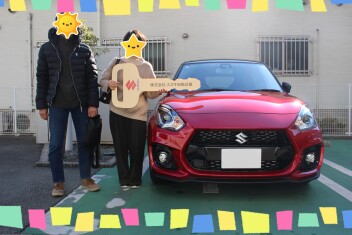 スイフトスポーツご納車させて頂きました！