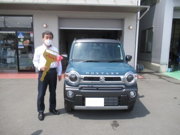 ハスラ－納車です。