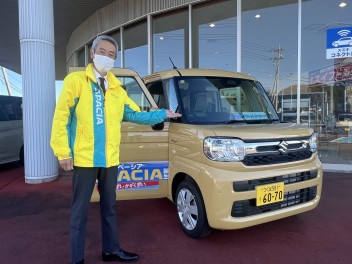 新型スペーシアがやってきましたー(*´ω｀*)♪♪
