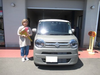 ワゴンＲスマイル納車です。