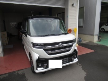 新型スペーシアカスタムターボ　納車式です！