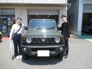 ジムニーシエラ　納車式です！！