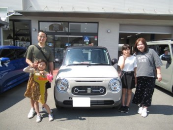 ラパンLC納車です。