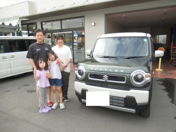 新型ハスラー　納車式です！