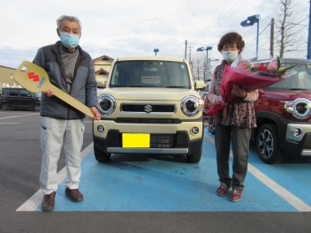 M様ハスラーご納車です！