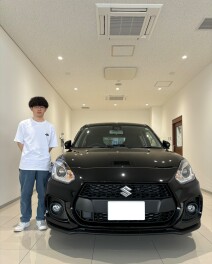 スイフトスポーツ納車させていただきました！