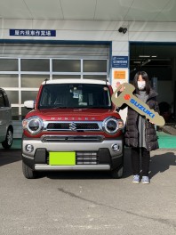 ＊ハスラーＪスタイルご納車致しました＊