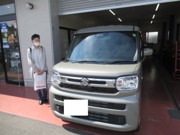 新型スペーシア　　納車式です！