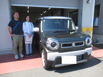新型ハスラー　納車式です！