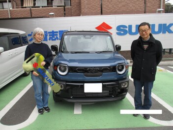 クロスビーのご納車です！！おめでとうございます！！