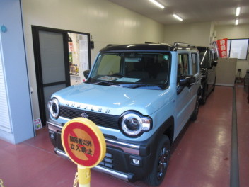 新型ハスラー　納車式です！