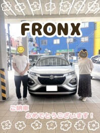 フロンクスご納車させていただきました！