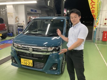 ワゴンＲカスタムZ展示車ございます！