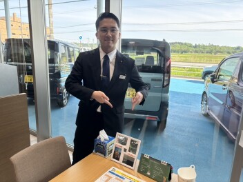 拠点スタンプラリーで能代店にお邪魔しました！