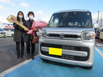 T様スペーシアご納車です！