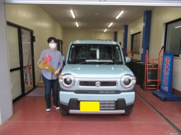 ハスラ－納車です。