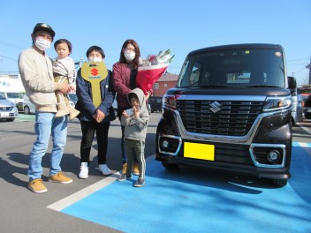 A様スペーシアカスタムご納車です！