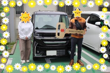 スペーシアカスタムご納車致しました！！