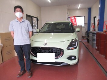 新型スイフトハイブリッド　納車式です！