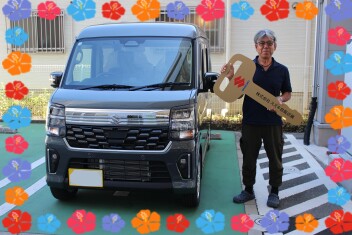 エブリイワゴンご納車致しました！！