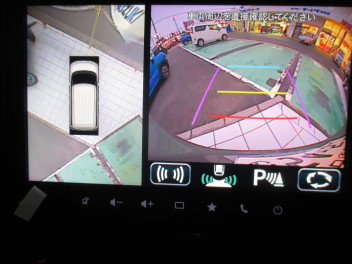 新型ソリオの全方位モニター付きナビが便利です！！