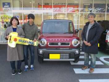 ハスラーのご納車です！おめでとうございます！