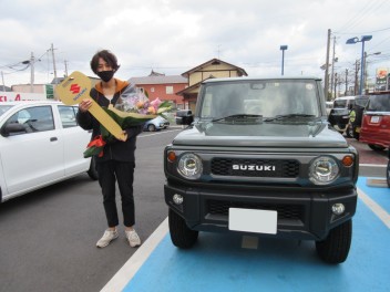 Ｋ様、ジムニーご納車させて頂きました！