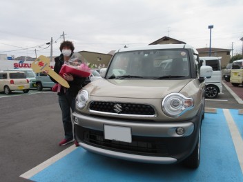 クロスビーご納車です♪