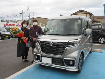 スペーシアカスタムご納車です！