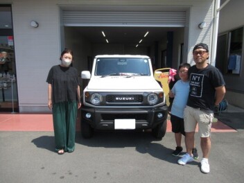 ジムニ－シェラ納車です。