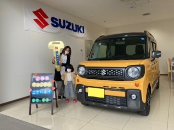 ご納車おめでとうございます！スペーシアギア☆