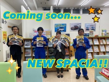 NEW スペーシア　まもなく