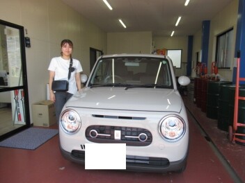 ラパンLC　納車式です！