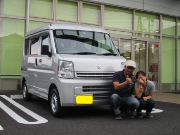 エブリィの納車おめでとうございます!!