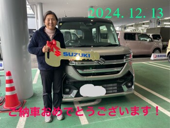 スペーシアカスタムご納車させて頂きました☆