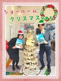 ショールームクリスマス仕様にしました！！☃