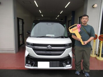 スペ－シアカスタム納車です。