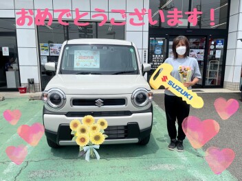 O様、ハスラーのご納車おめでとうございます！
