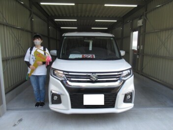 ソリオ納車です。