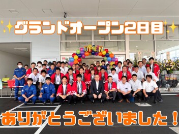 グランドオープンフェア２日目ありがとうございました！！！