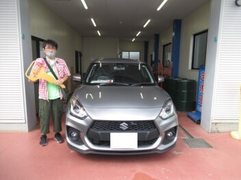 スイフトスポーツ納車です。