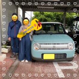 K様ラパン納車式(^^♪